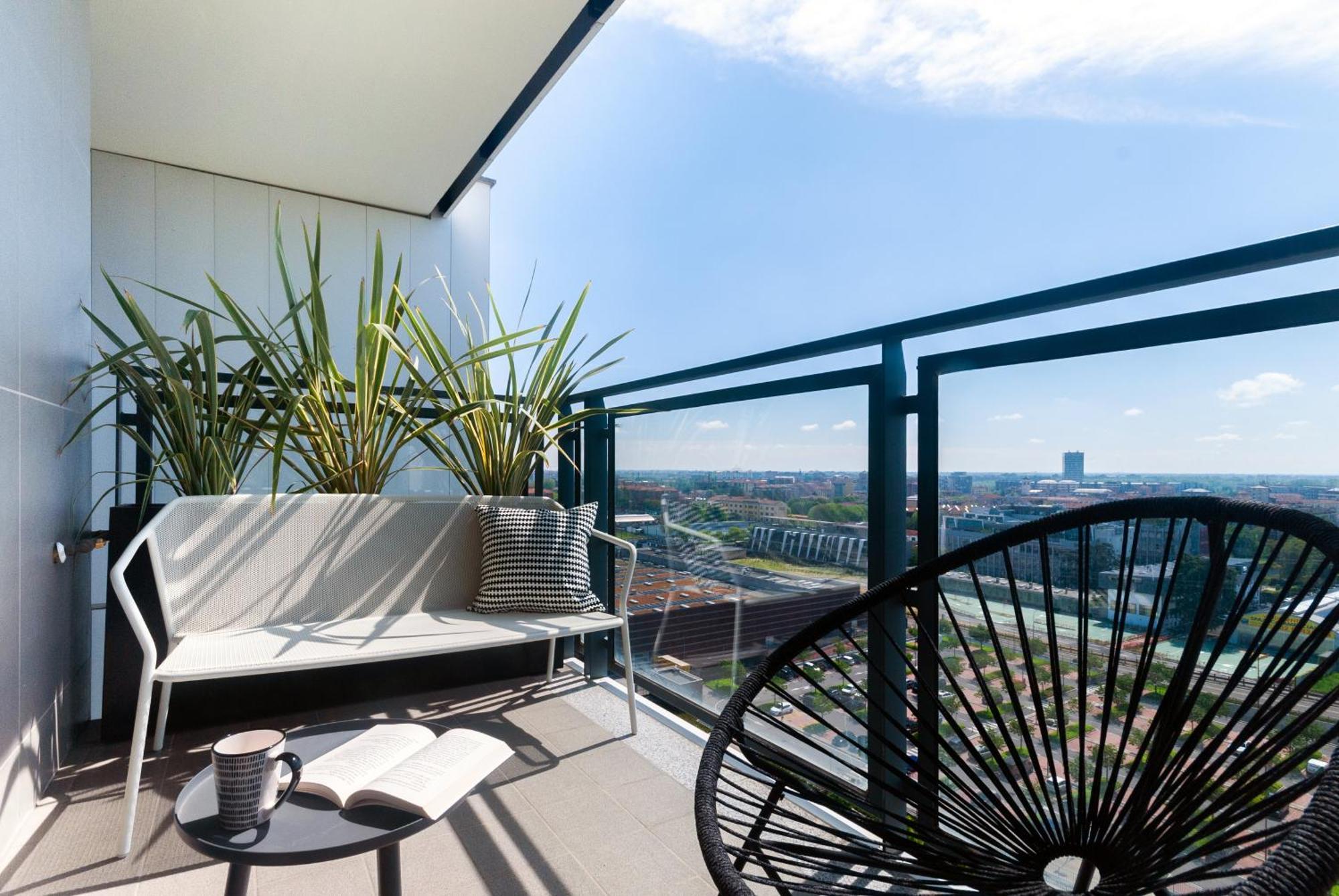 With Panoramic View Of Milan
